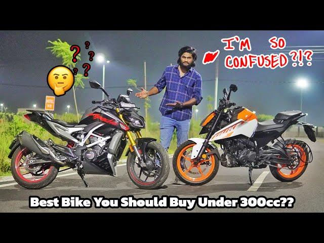 Apache RTR 310 Vs Duke 250 | Best Bike You Should Buy Under 300cc?? | Drag Race