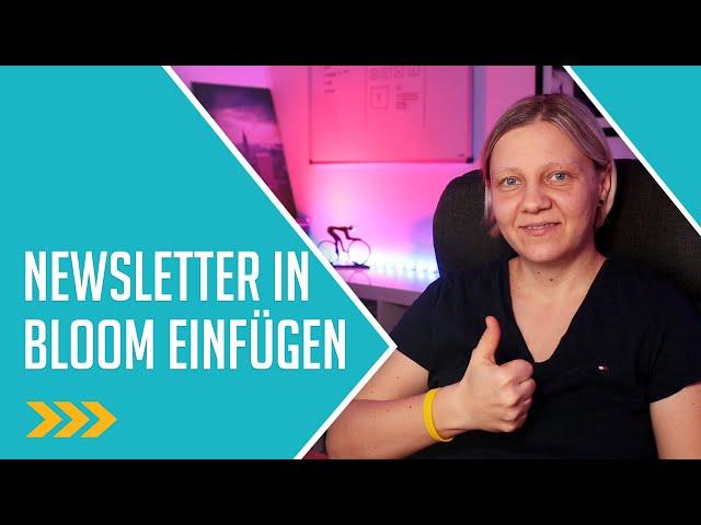 Wie man JEDEN Newsletter via Code in Bloom/Divi integrieren kann!