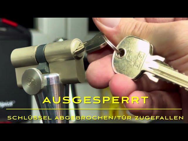 Ausgesperrt/ Türöffnung ohne Werkzeug / Schlüsseldienst / Tür ohne Schlüssel öffnen / Aufsperrdienst