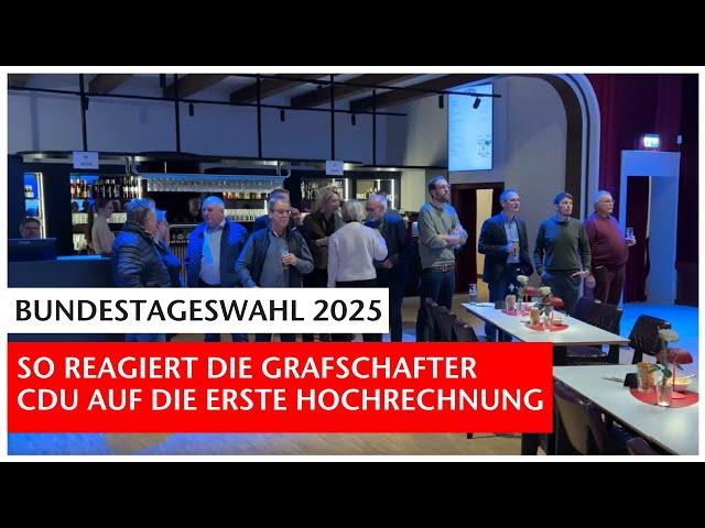 So reagiert die Grafschafter CDU auf die erste Prognose | Bundestagswahl 2025 | GN-Online