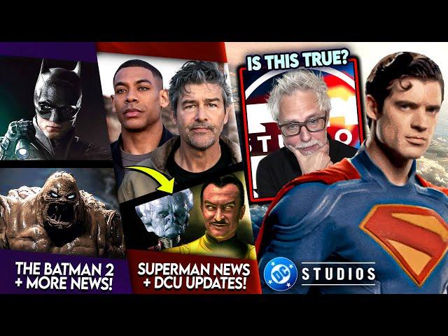 WTF?! Superman 'CONFLICTING' Test Screenings, LANTERNS News, The Batman 2, Clayface & MORE!