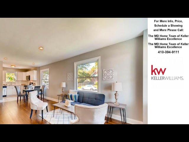 5001 LASALLE AVENUE, BALTIMORE, MD Presented by The MD Home Team of Keller Williams Excellence.