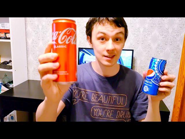 COCA-COLA VS PEPSI - ЧТО ВКУСНЕЕ? РАЗНИЦА ЕСТЬ!