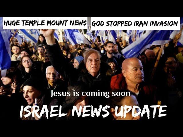 ISRAEL NEWS UPDATE: Earthquake stops Iran Attack, Huge Temple Mount News, Donald Trump Warning & IDF