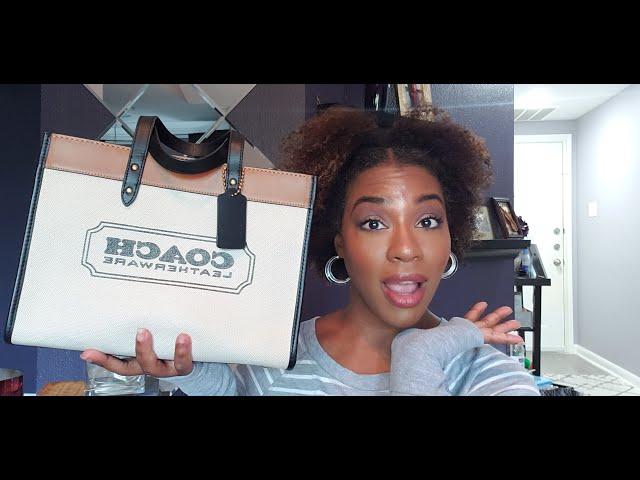 Coach Field Tote 30 Unboxing| Chronicles of a Quarantined Shopaholic| GirlBossBeauty