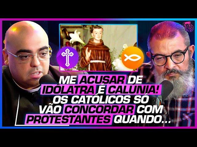 OS CATÓLICOS ADORAM os SANTOS ou NÃO? PADRE E PASTOR DEBATEM