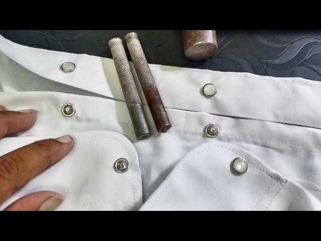 शृट मे रिगं बटन कैसे लगाते है || How To Ring Button In Shirt