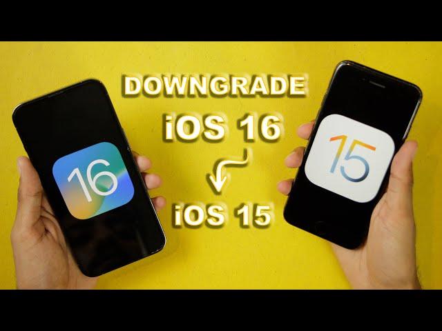 How to DOWNGRADE iOS 16 to iOS 15 Without iTunes - No Data Loss!