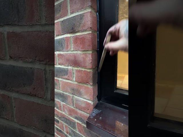 Silicone Sealant Application On External Window! #construction #sealant #siliconesealant #howto