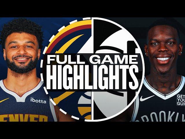 NUGGETS at NETS | FULL GAME HIGHLIGHTS | October 29, 2024