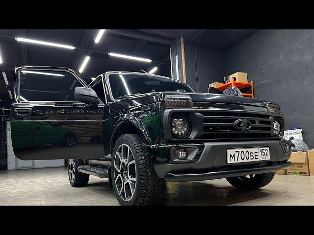 Злая аудиосистема на Niva Legend / Нива Легенд . Автозвук за 56000 рублей + магнитола 9 дюймов 