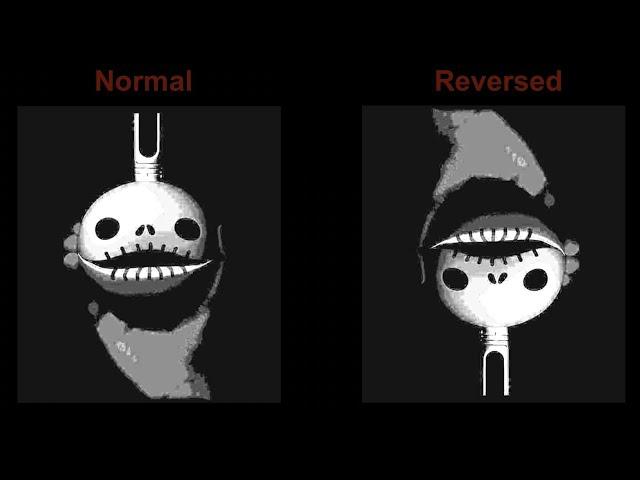 Otamatone Becoming Uncanny meme Normal vs Reversed Stage 9 (Skull stage)