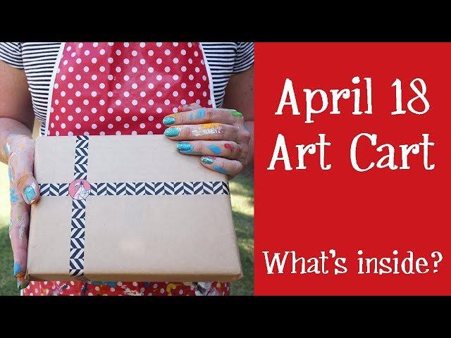 Red's Art Cart - APRIL What's inside?