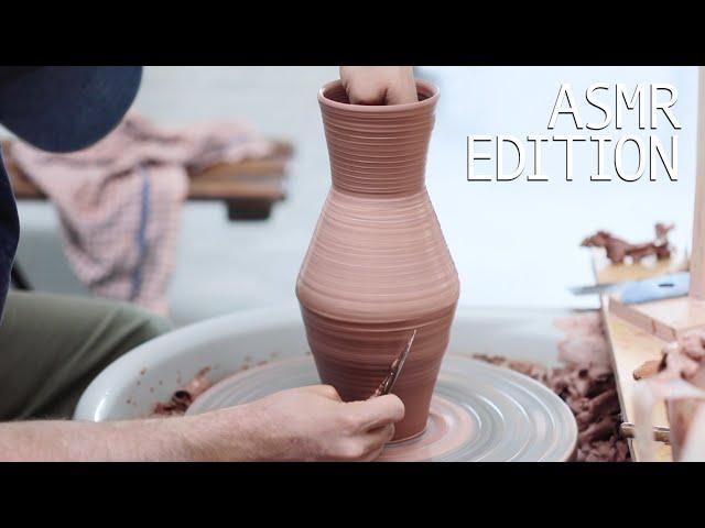 Throwing A Pair of Pottery Vases — ASMR Edition