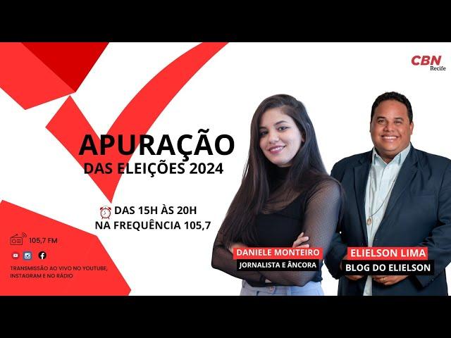 Apuração Eleições 2024 (2° Turno) - Daniele Monteiro e Elielson Lima - 27/10/2024