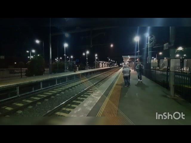 Trains At Speed Along The Gippsland Line