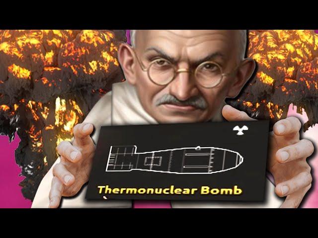 So They Added Nuclear Gandhi In The New Hoi4 DLC