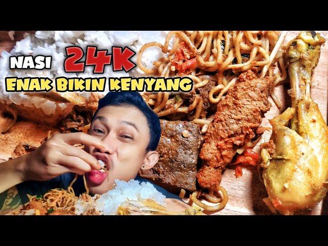 MUKBANG NASI CAMPUR MENU KOMPLIT ONLY 24K | BIKIN KENYANG