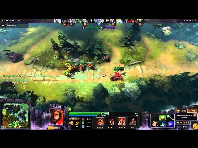 Dota 2  Aui 2000 Warlock with Blink Dagger Gameplay mp4