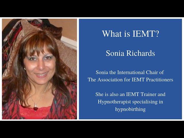 Matt Kendall interviewing Sonia Richards on IEMT