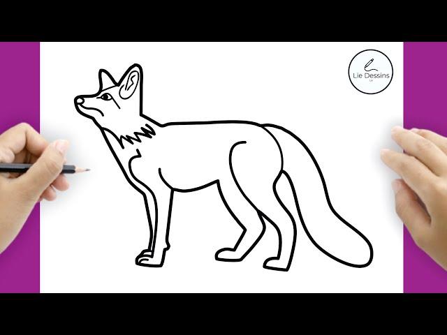 Comment dessiner un loup facilement étape par étape