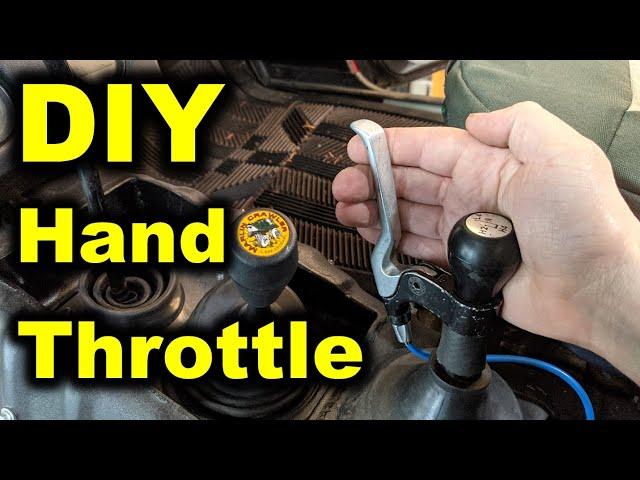 DIY: HAND THROTTLE for Toyota 4x4 using bicycle parts - Cheap, effective, and fun fabricobble