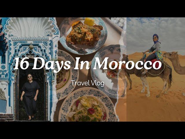 16 Days in Morocco | Steal My Travel Itinerary | Marrakech, Chefchaouen, Fes, Sahara, and More