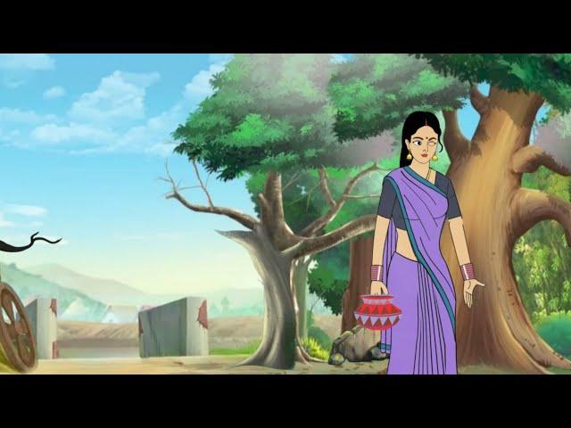 अंधी औरत | andhi aurat | Cartoon Story | Hindi Kahani | Moral Story | Galaxy kahani