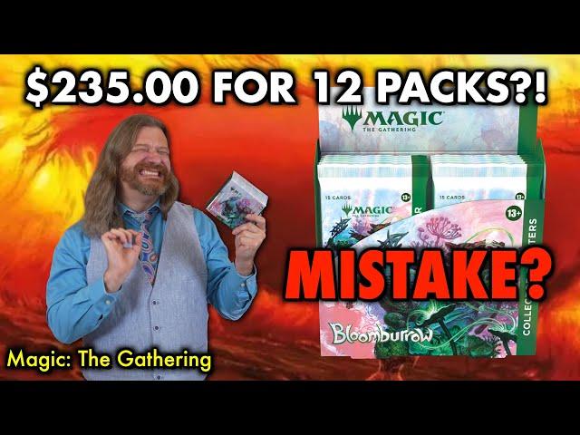 Is $235.00 For 12 Packs A Mistake?! Let's Play The Bloomburrow Collector Booster Box Game for Magic!