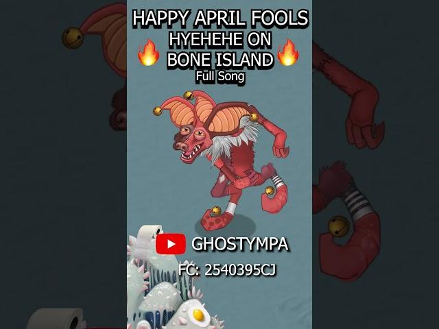 HYEHEHE - Bone Island (April Fools) [My Singing Monsters] #shorts