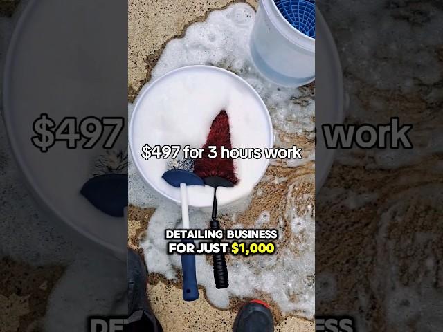 Starting a car detailing business with $1,000