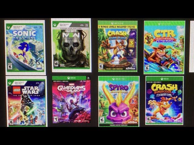 Xbox Games at Walmart Cleveland Ohio January 2023