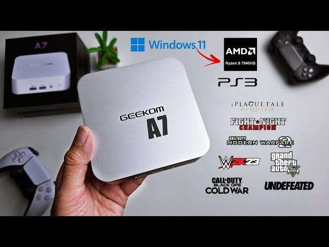 Powerful GEEKOM A7 Mini Gaming PC Review - RYZEN 9 (7940HS)