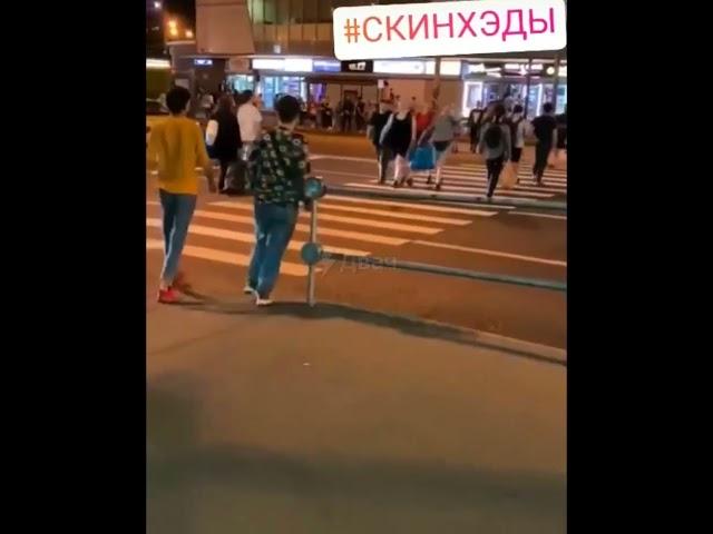 драка дагестанцев и скинхедов