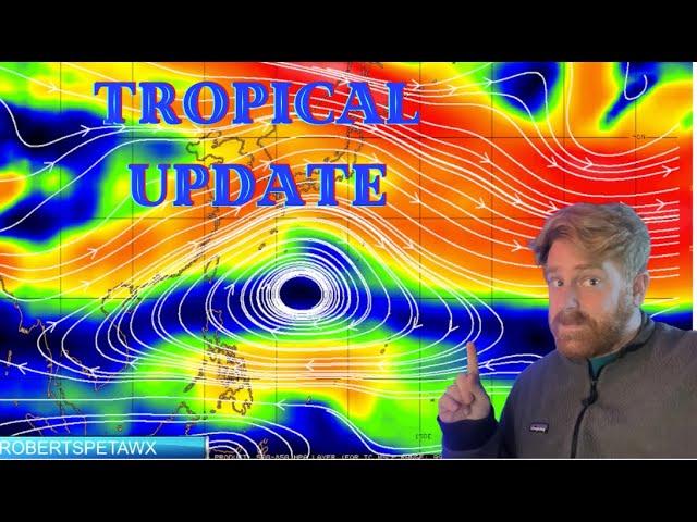 Increasing rainfall in the Philippines, westpacwx tropical update