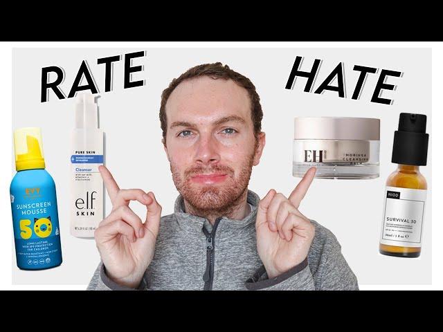 March and April Skincare Empties | Rate or Hate | Adam Robert Lamb