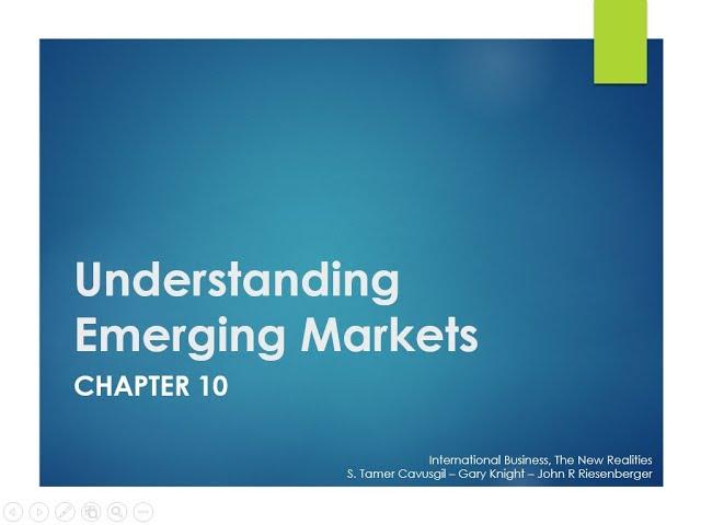 International Business | Understanding Emerging Markets | Online Lectures