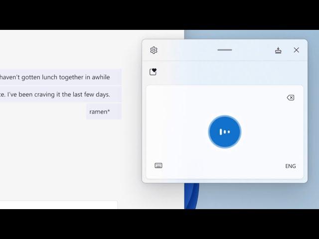 Windows 11 - Touch keyboard, Voice typing and Tablet posture experience