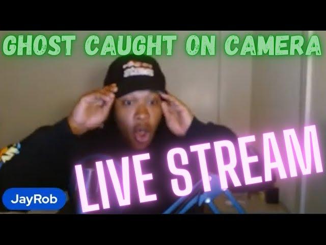 (GHOST CAUGHT ON CAMERA) During JayRob's LIVE STREAM!