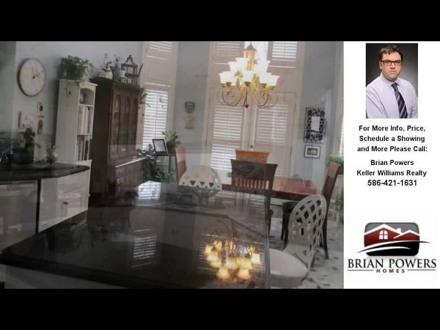 Savannah Court, Chesterfield, MI Presented by Brian Powers.