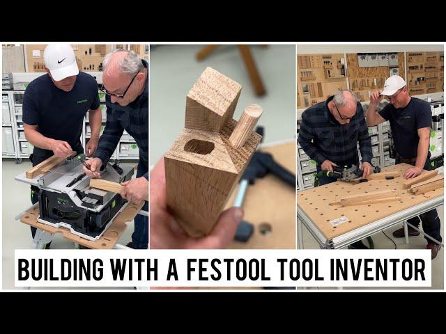 Building a project with one of the key tool inventors at Festool