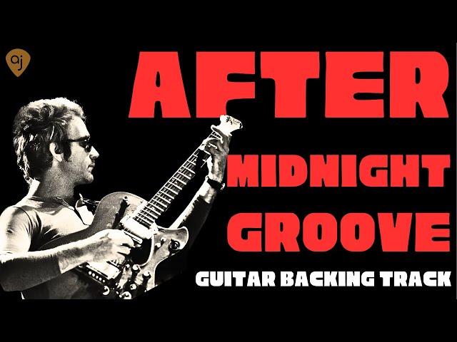 After Midnight Groove - Classic Rock Jam Track | Guitar Backing Track (D Dorian)