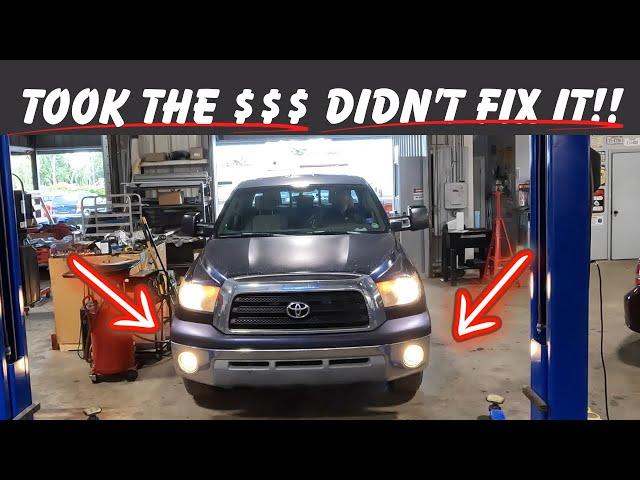 Miami Shop Ripoff! (Took the Cash and Didn't Do the WORK!) | Toyota Tundra 5.7