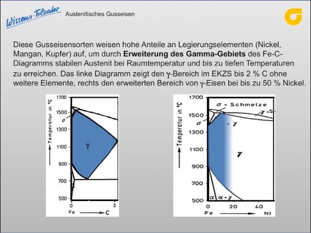 Austenitisches Gusseisen - Wissensfloater 97