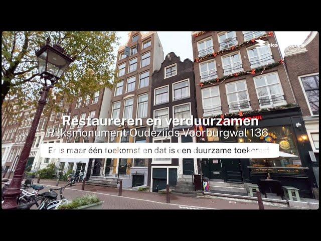 Hoe verduurzaam en restaureer je een grachtenpand in hartje Amsterdam? (ondertiteld)