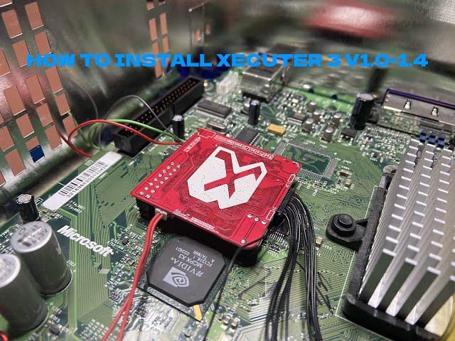 Xbox Mods #4 How To Install Xecuter 3 Modchip V1.0-1.4 4K