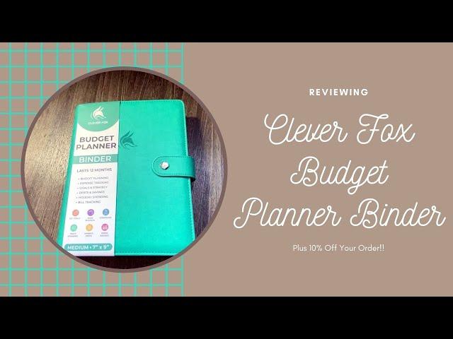 Clever Fox Budget Planner Binder Review + 10% Off | Clever Fox Collaboration