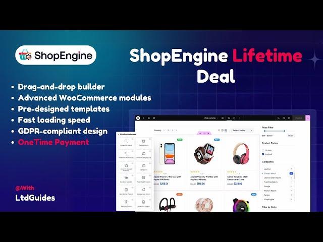 ShopEngine Lifetime Deal - The Most Advanced WooCommerce Plugin on AppSumo