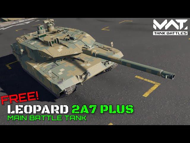 Leopard 2A7 Plus Battlespass Free Tank! Quick View & Gameplay!  || MWT Tank Battle Closed Alpha Test