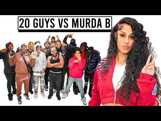 20 GUYS VS 1 RAPPER: MURDA B